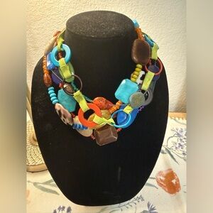 Multicolor Statement Necklace